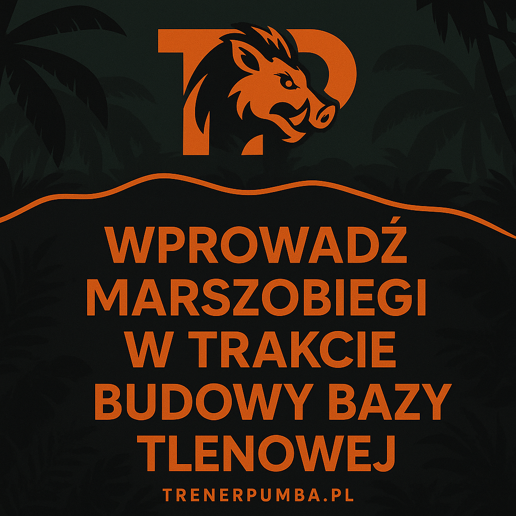 Biegacz trenujący w strefie tlenowej – baza tlenowa